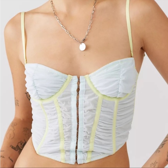 Out From Under Marie Ruched Modern Love Corset - Picture 3 of 5